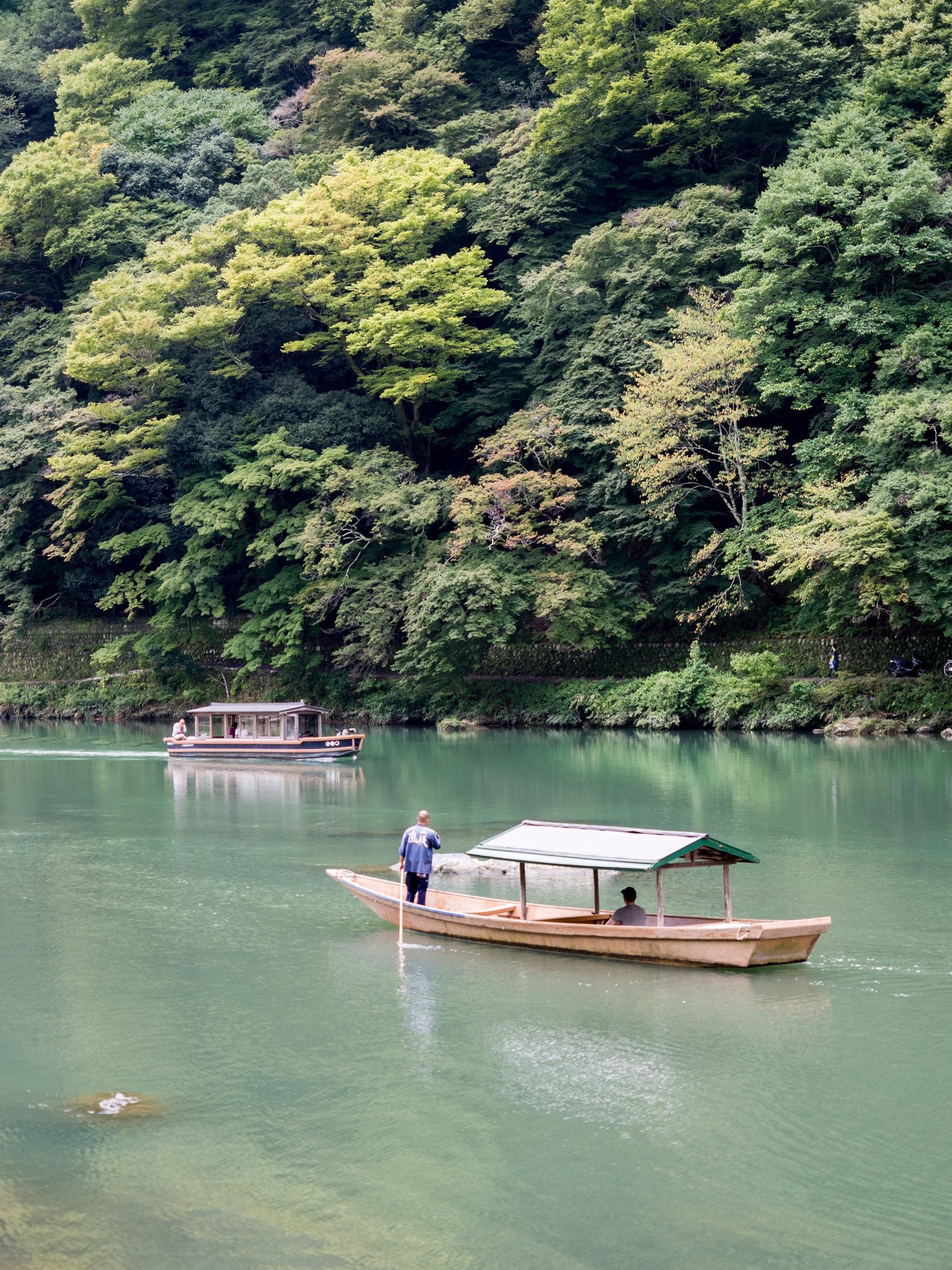 Bootsfahrt in Kyoto