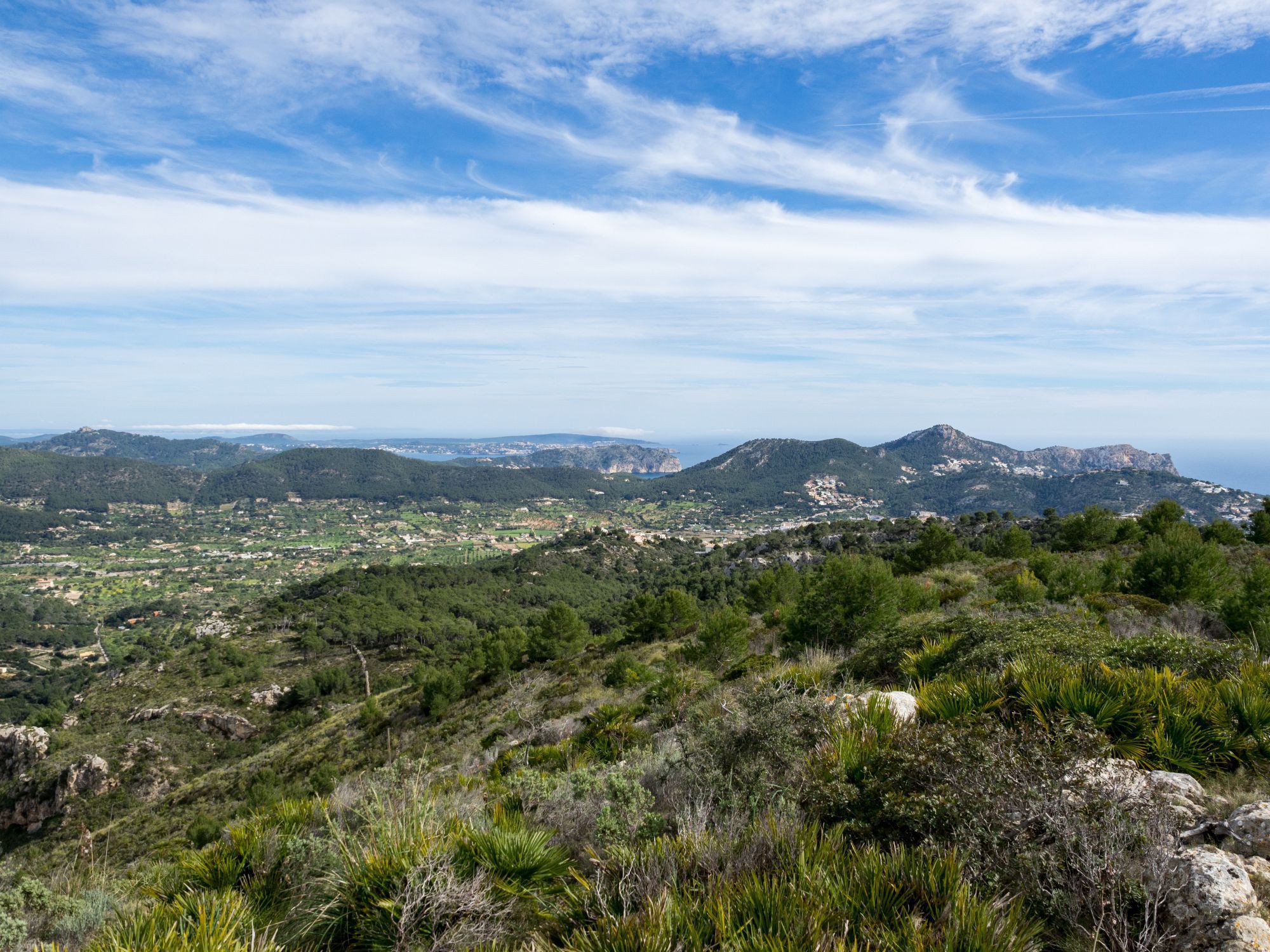 Ausblick von der Inseldurchquerung Mallorcas